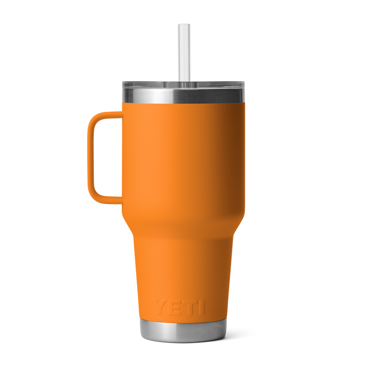Yeti Rambler 35 oz Straw Mug King Crab Orange