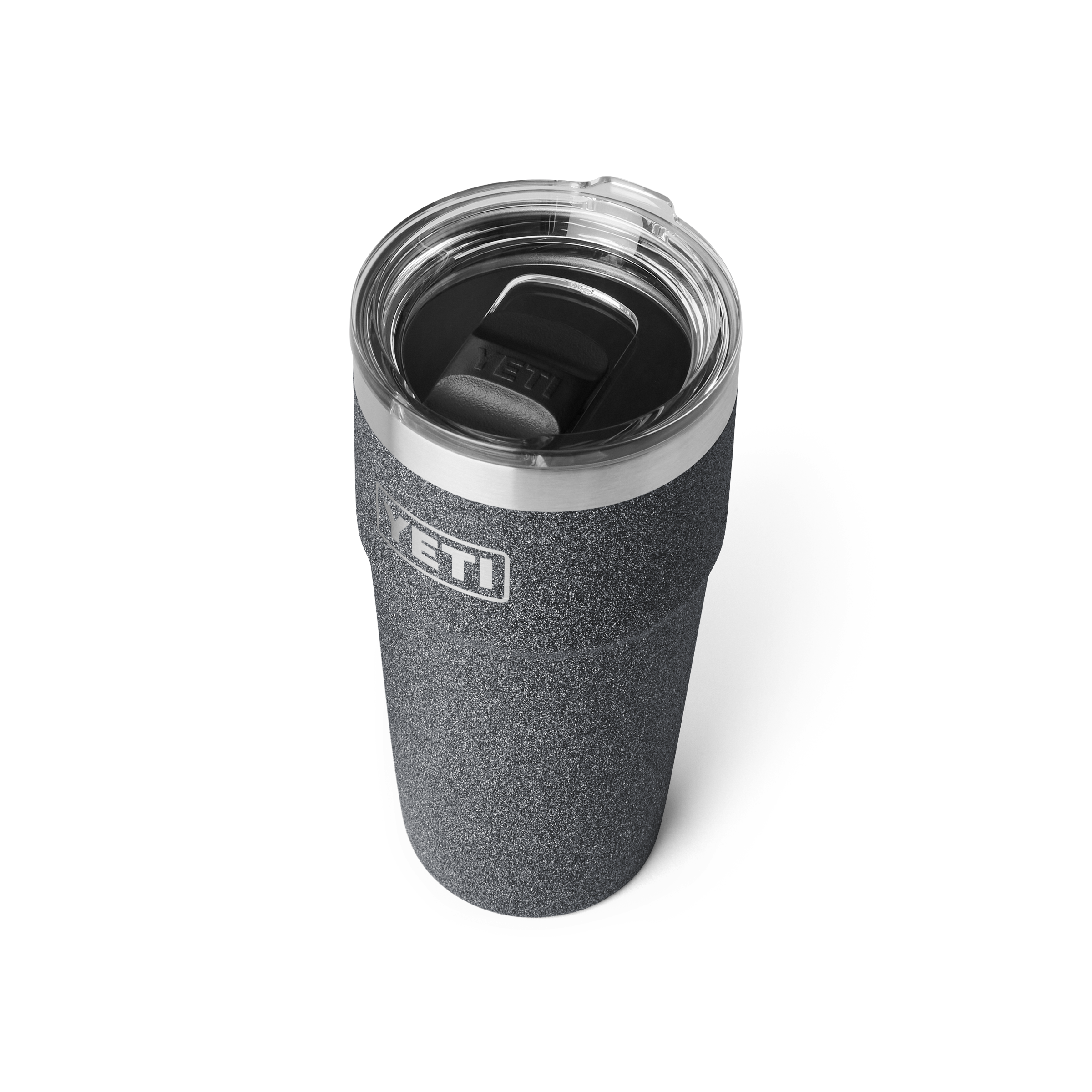 Yeti 20 oz Rambler Stackable Tumbler | Black Stone