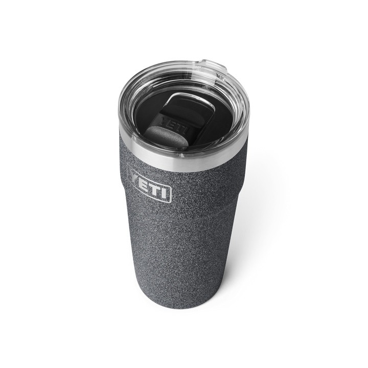 Yeti 20 oz Rambler Stackable Tumbler | Black Stone