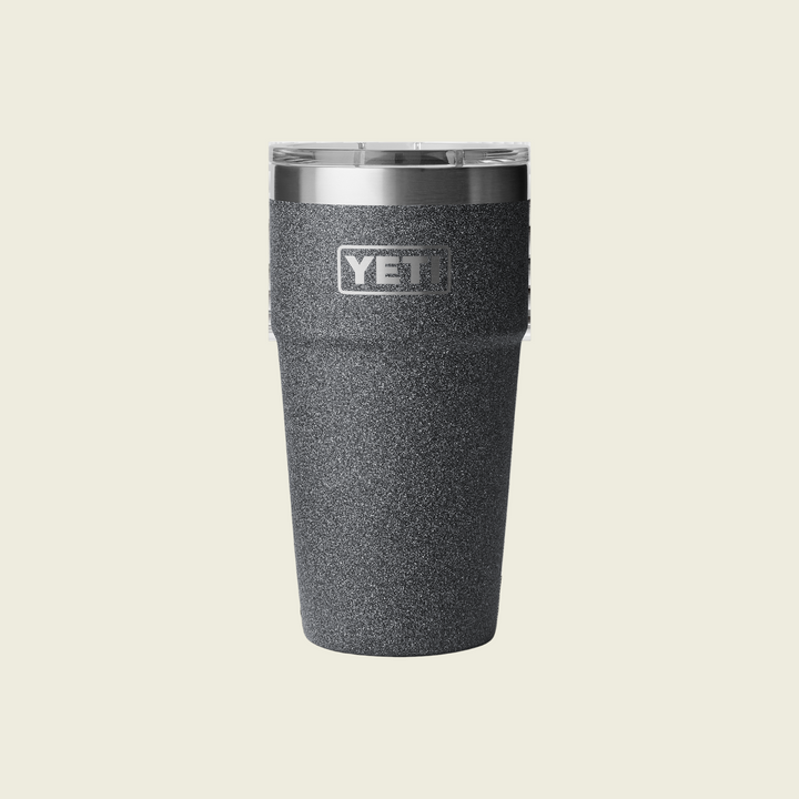 Yeti 20 oz Rambler Stackable Tumbler | Black Stone