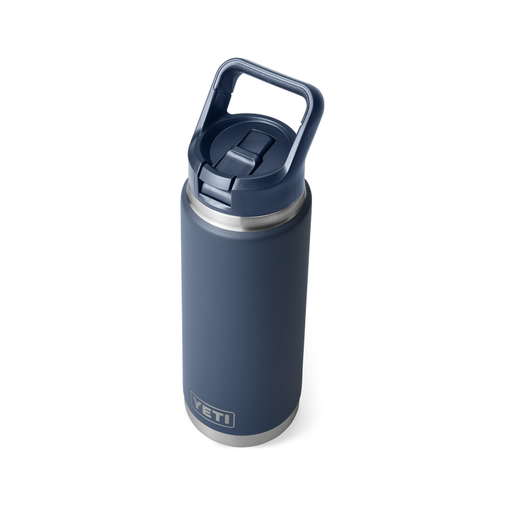 Yeti Rambler 26 oz Straw Bottle Navy