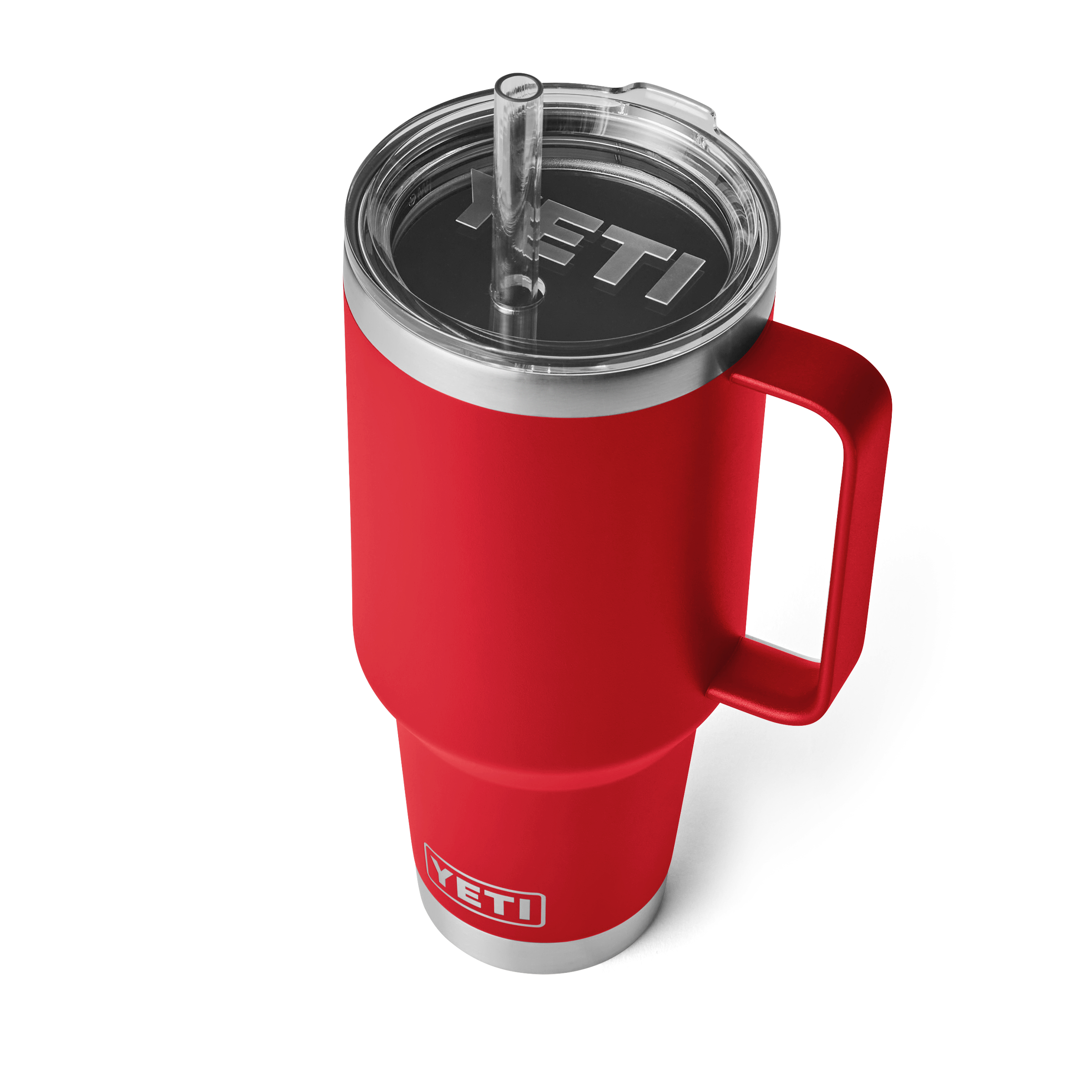 Yeti Rambler 42 oz Straw Mug Rescue Red