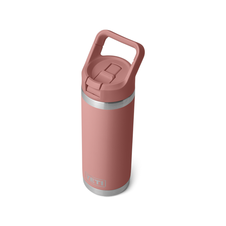 Yeti Rambler 26 oz Straw Bottle Sandstone Pink