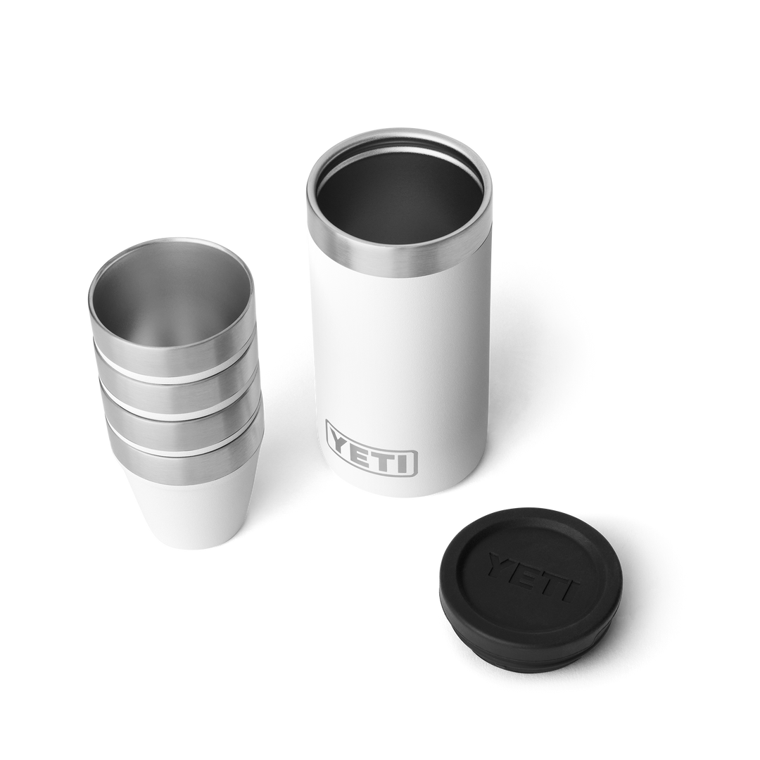 Yeti Shot Glasses & Case | White