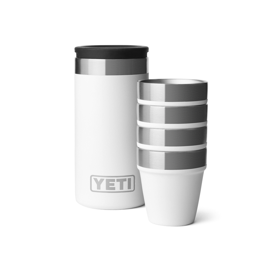 Yeti Shot Glasses & Case | White