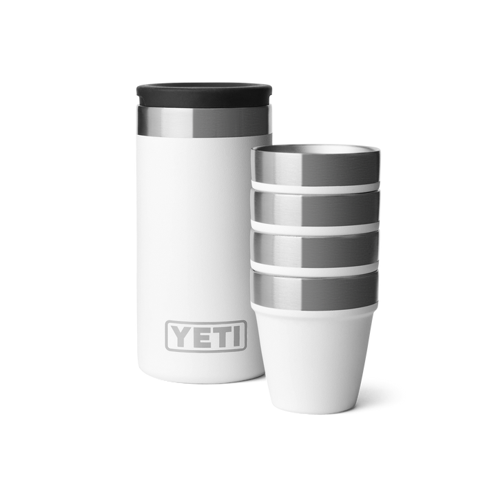 Yeti Shot Glasses & Case | White