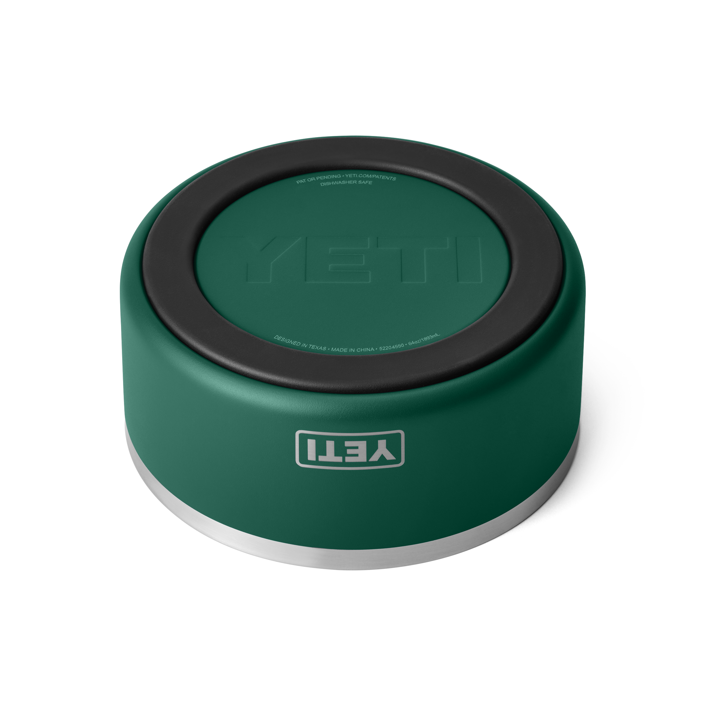 Yeti Boomer Dog Bowl | Black Forest Green