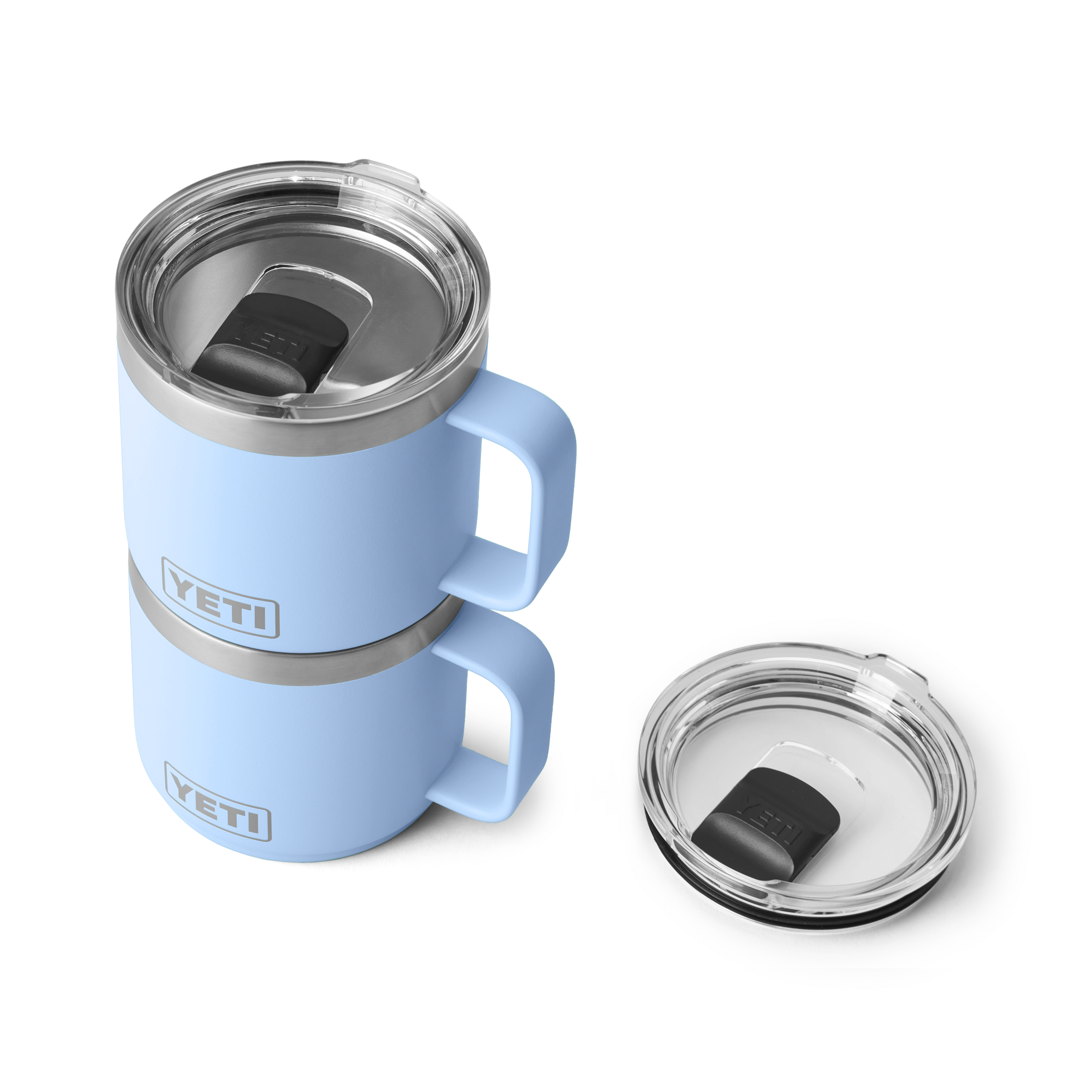 Yeti Rambler Mug 2.0 with MagSlider Lid - 14 fl. oz. | Big Sky Blue