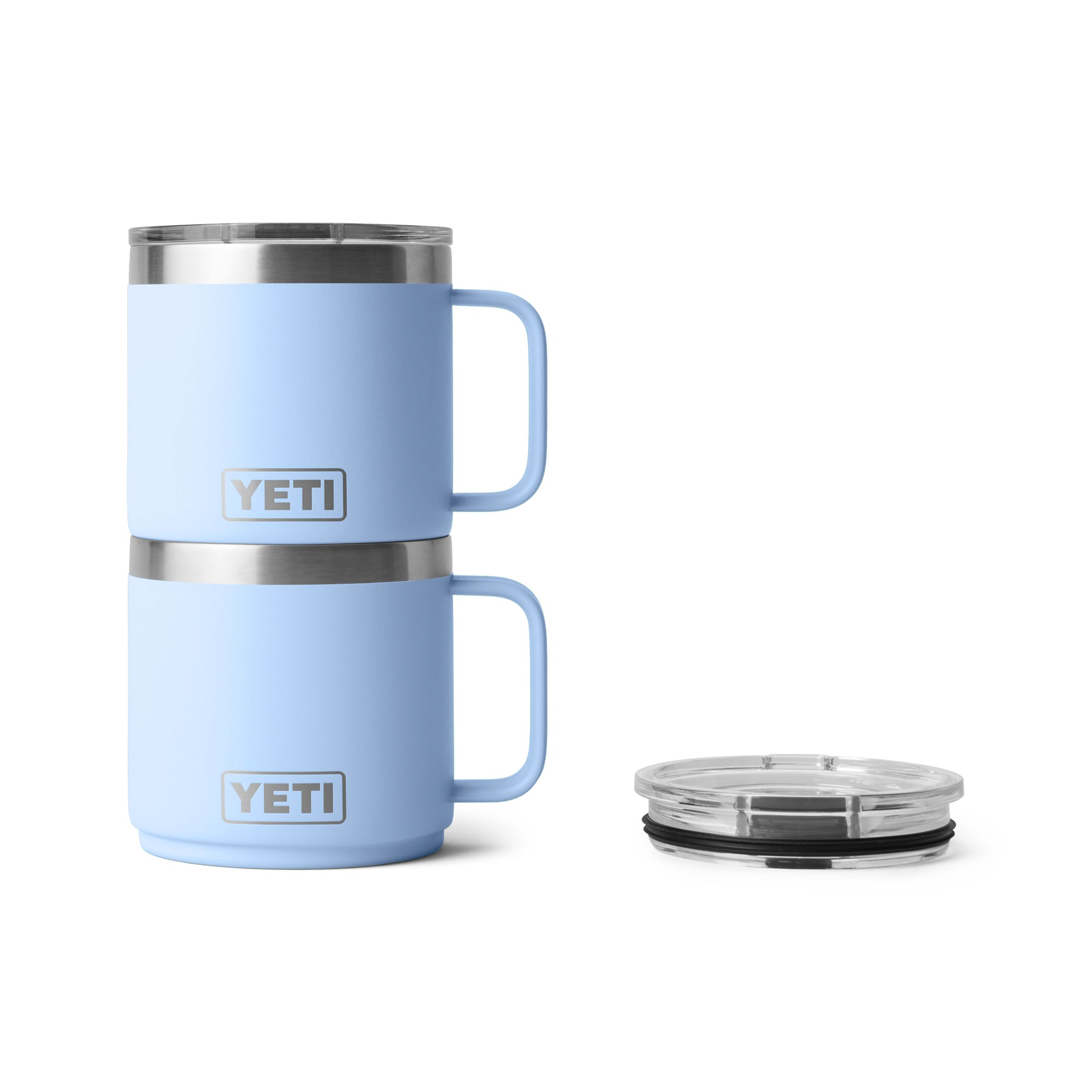 Yeti Rambler Mug 2.0 with MagSlider Lid - 14 fl. oz. | Big Sky Blue