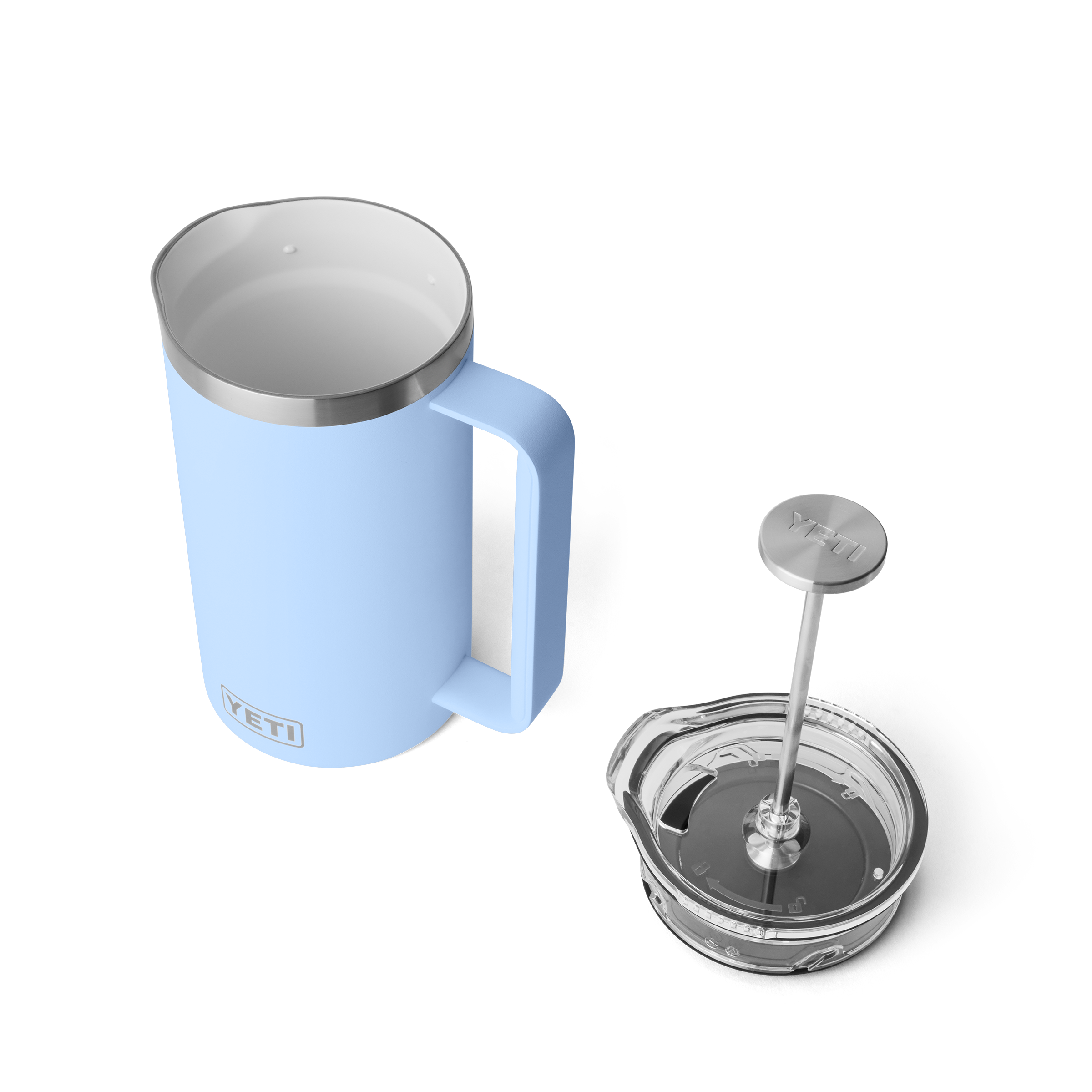 Yeti Rambler French Press - 34 fl. oz. | Big Sky Blue