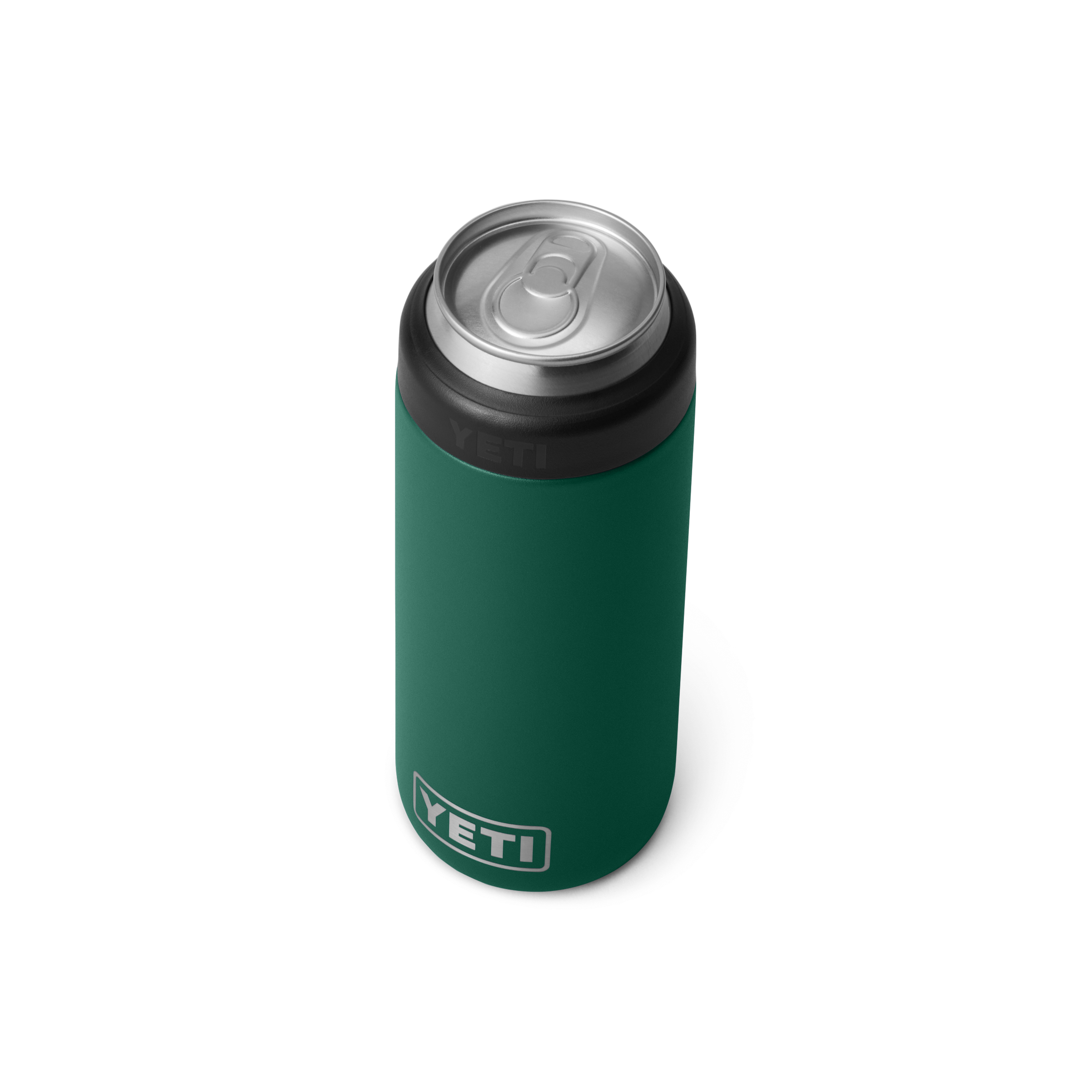Yeti Rambler 12oz Slim Can Colster | Black Forest Green