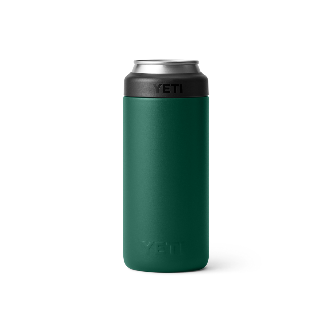 Yeti Rambler 12oz Slim Can Colster | Black Forest Green