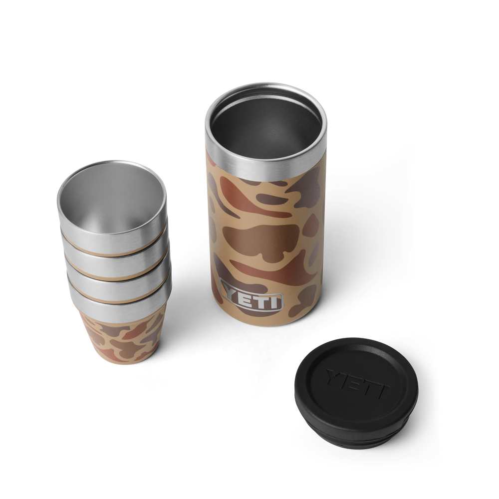 Yeti Shot Glasses & Case Wetland Camo