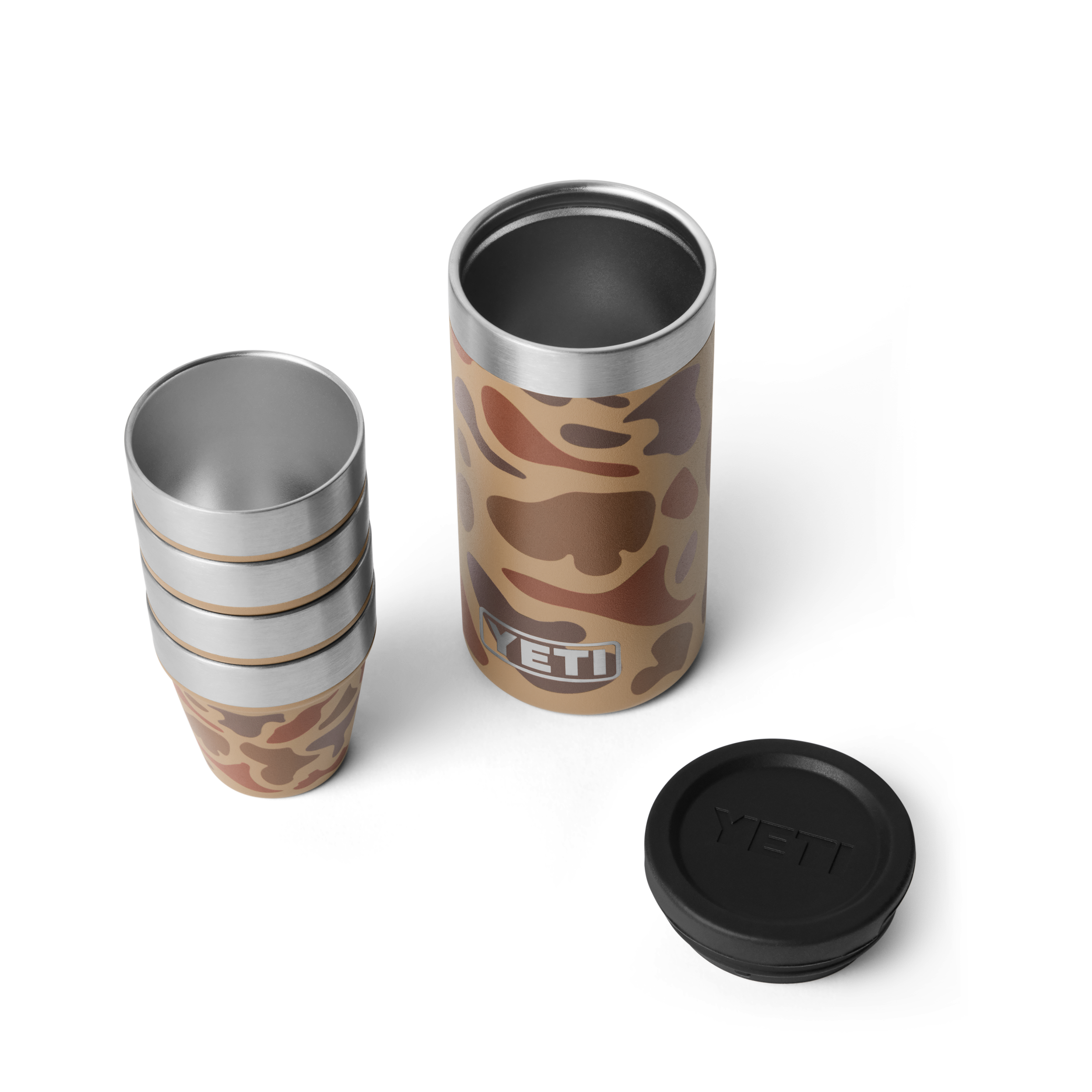 Yeti Shot Glasses & Case Wetland Camo