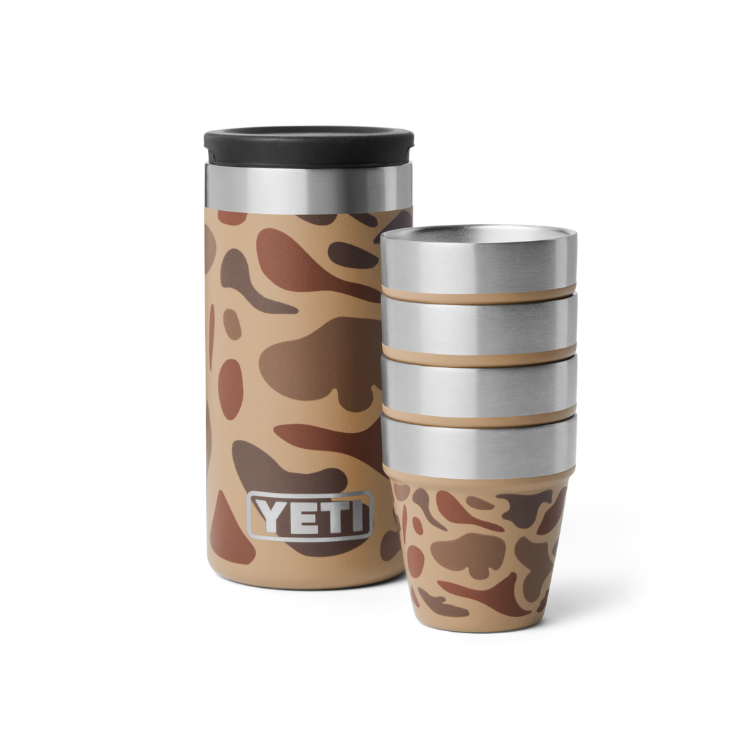 Yeti Shot Glasses & Case Wetland Camo