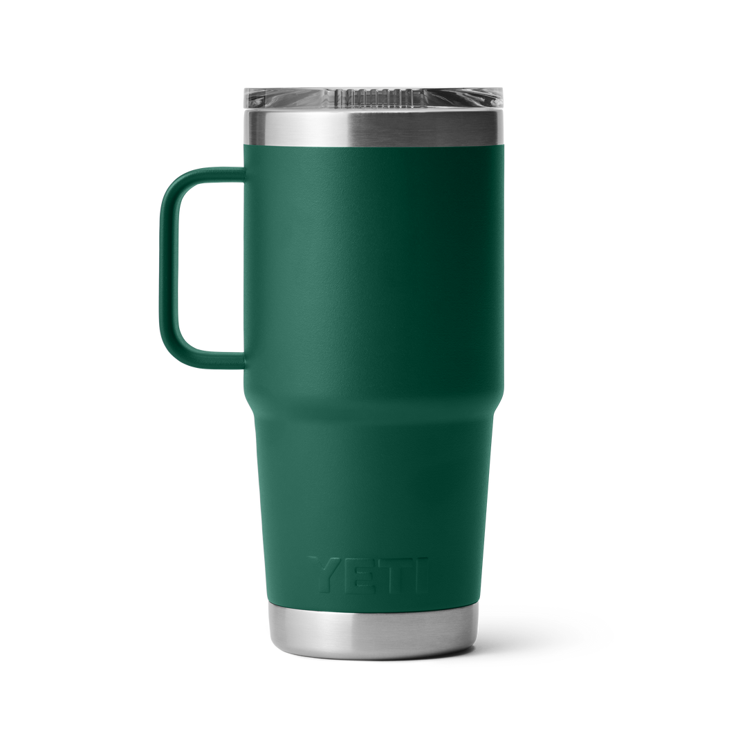 Yeti Rambler 20 oz Travel Mug | Black Forest Green