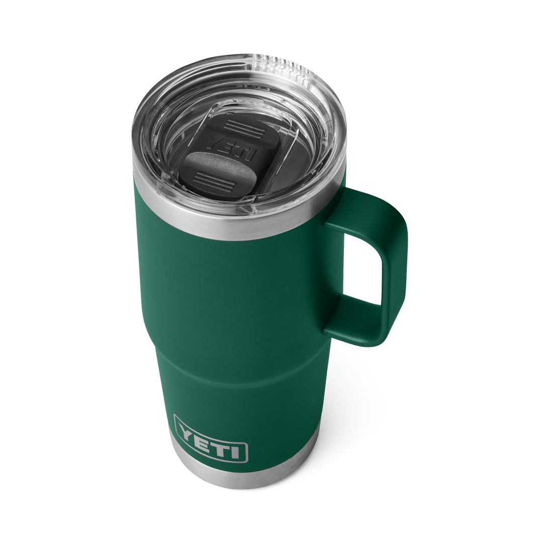 Yeti Rambler 20 oz Travel Mug | Black Forest Green