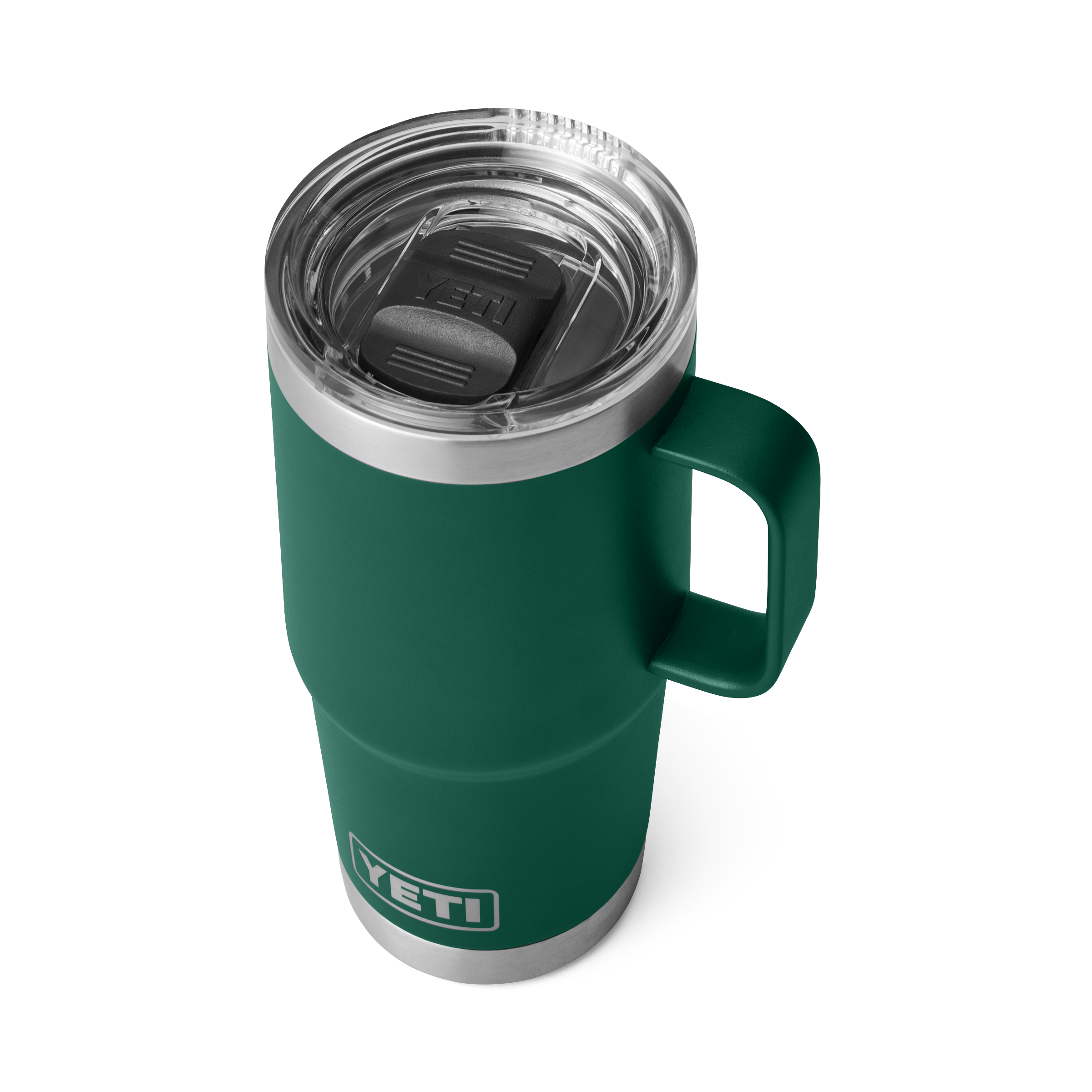 Yeti Rambler 20 oz Travel Mug | Black Forest Green