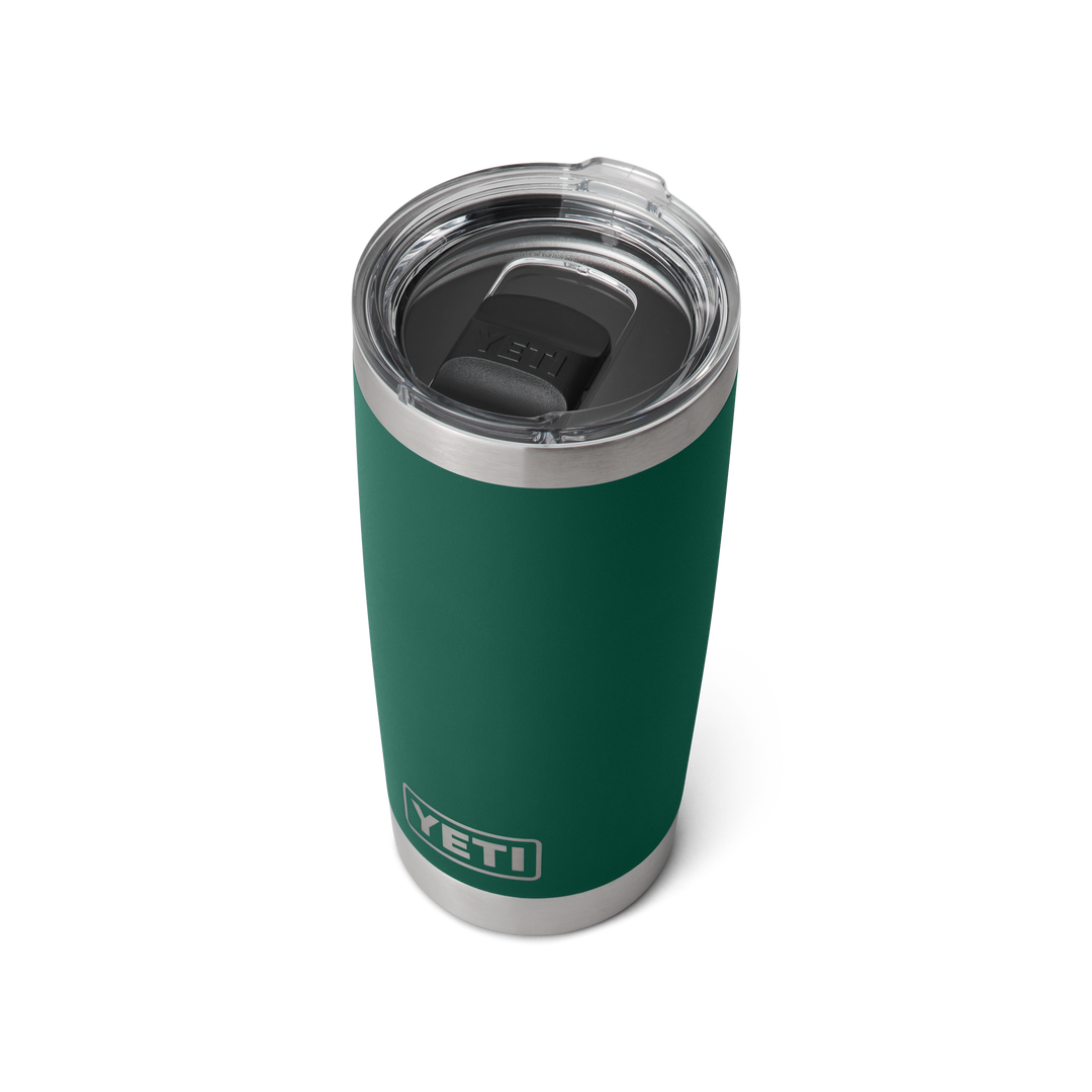 Yeti Rambler 20 oz Tumbler | Black Forest Green