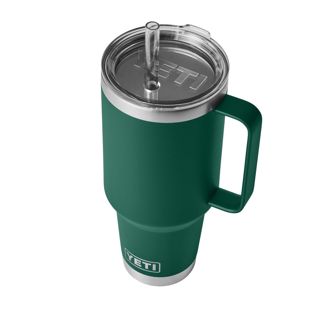 Yeti Rambler 42 oz Straw Mug | Black Forest Green