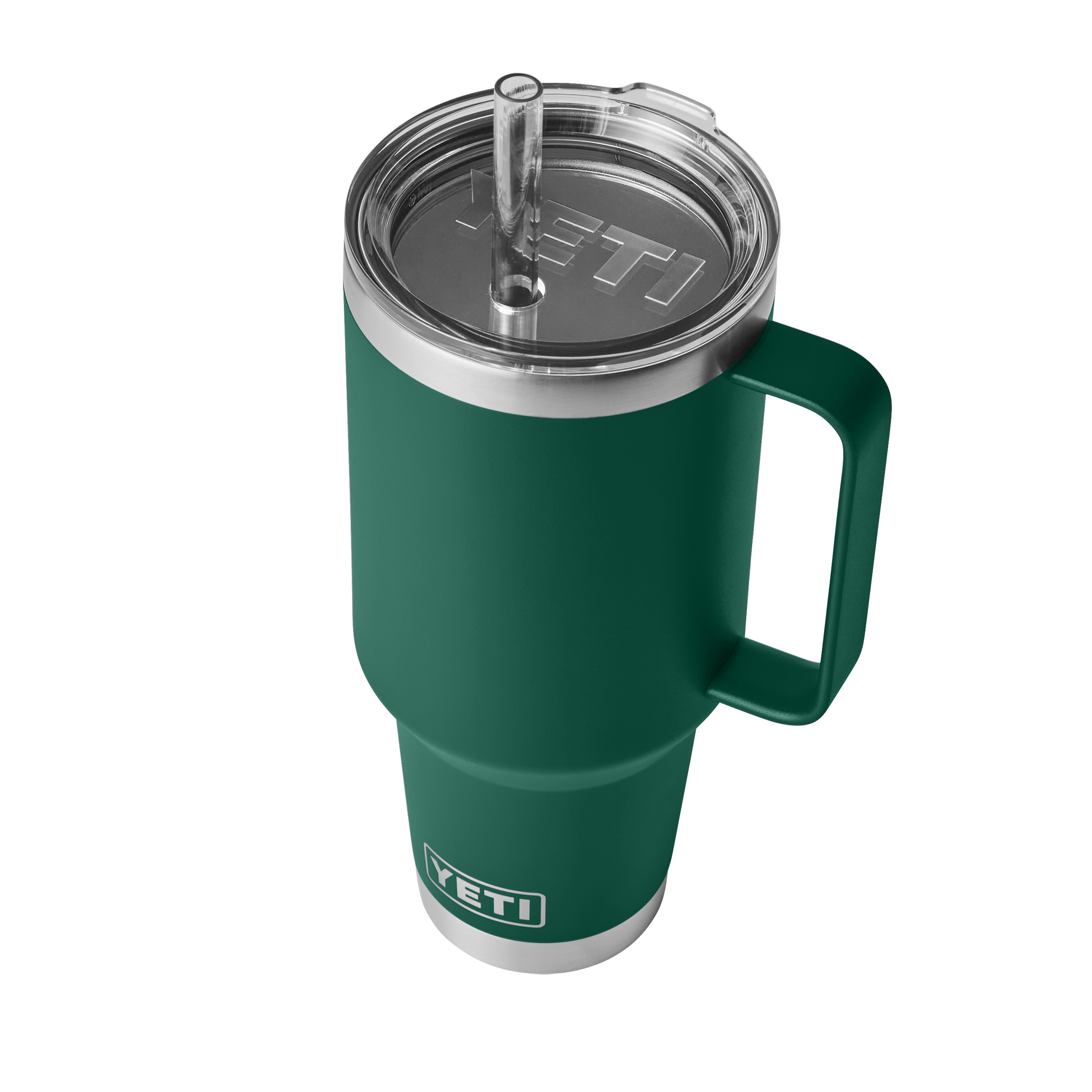 Yeti Rambler 42 oz Straw Mug | Black Forest Green