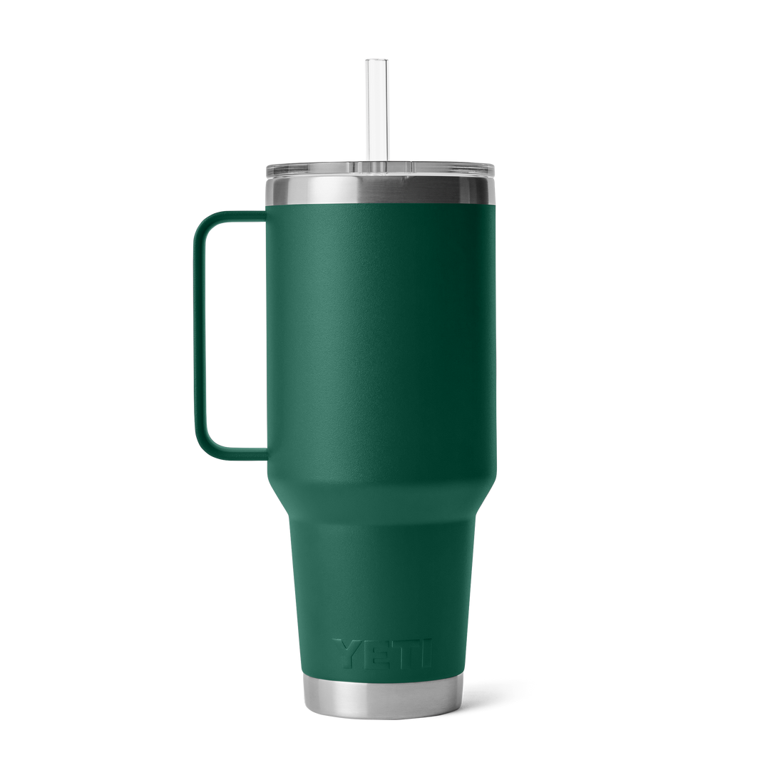 Yeti Rambler 42 oz Straw Mug | Black Forest Green
