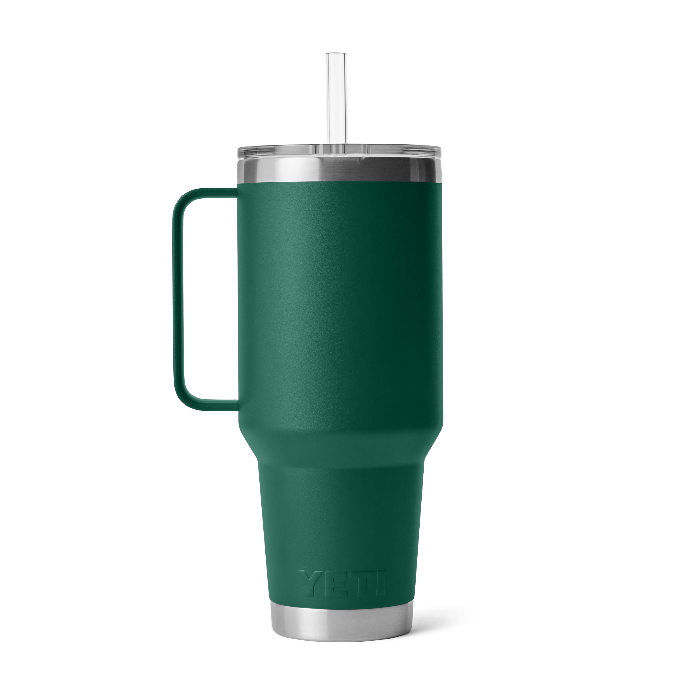 Yeti Rambler 42 oz Straw Mug | Black Forest Green