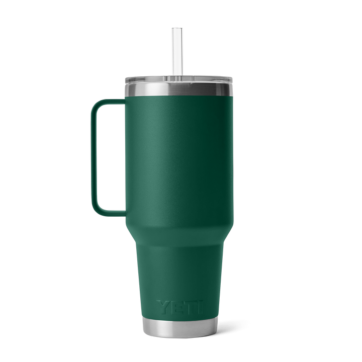 Yeti Rambler 42 oz Straw Mug | Black Forest Green