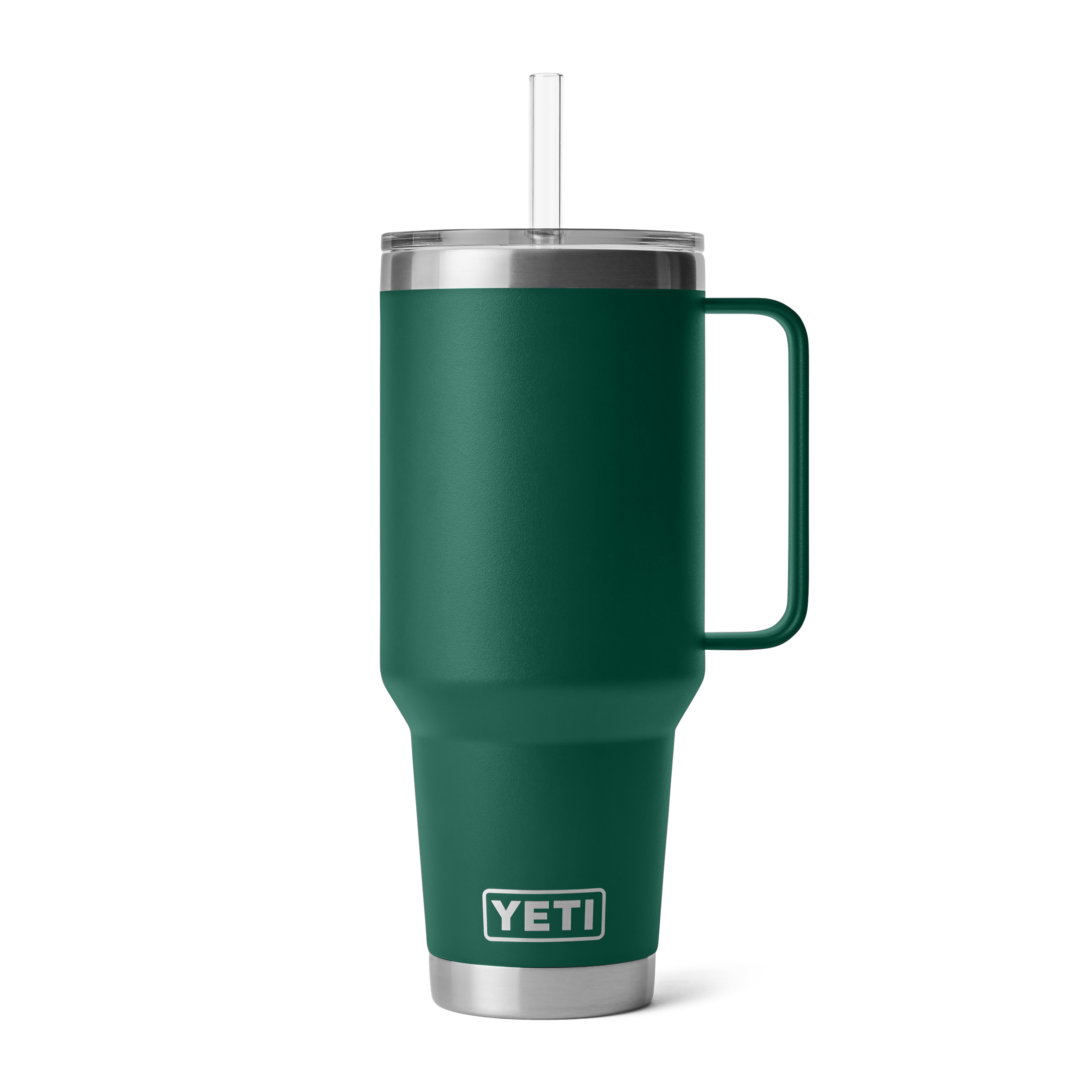Yeti Rambler 42 oz Straw Mug | Black Forest Green