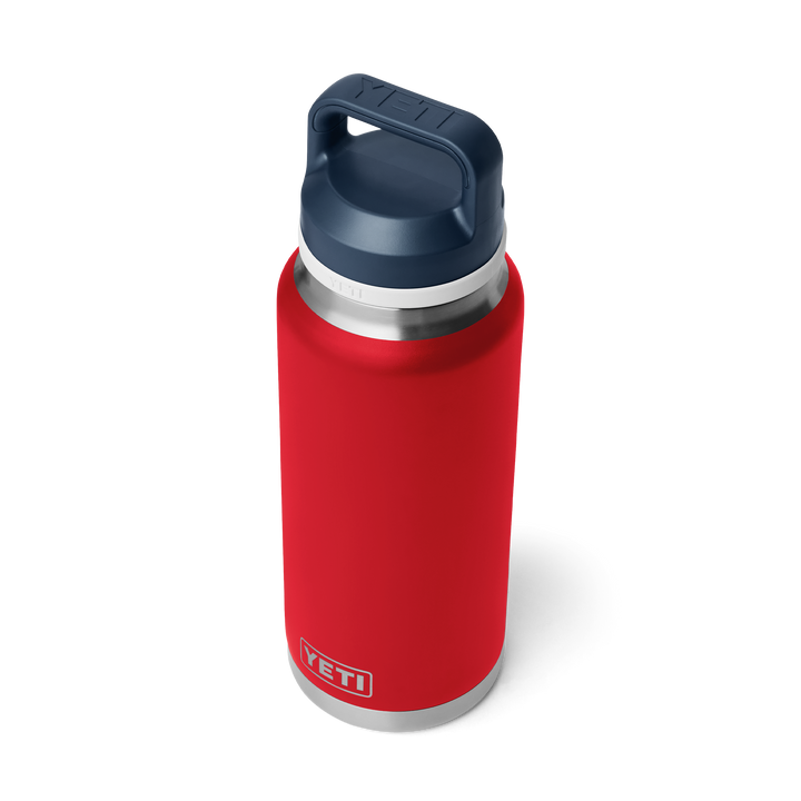 Yeti Rambler 36 oz Bottle w/Chug Cap Rescue Red White Navy