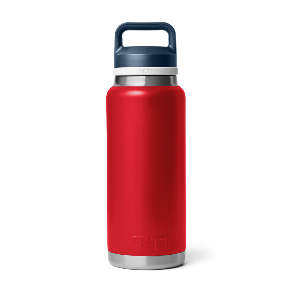 Yeti Rambler 36 oz Bottle w/Chug Cap Rescue Red White Navy
