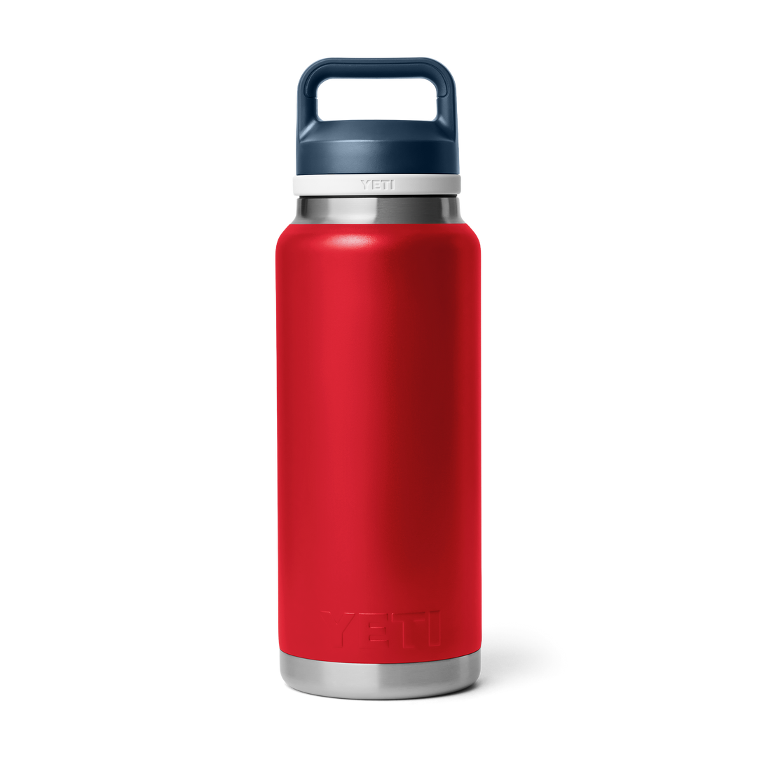 Yeti Rambler 36 oz Bottle w/Chug Cap Rescue Red White Navy