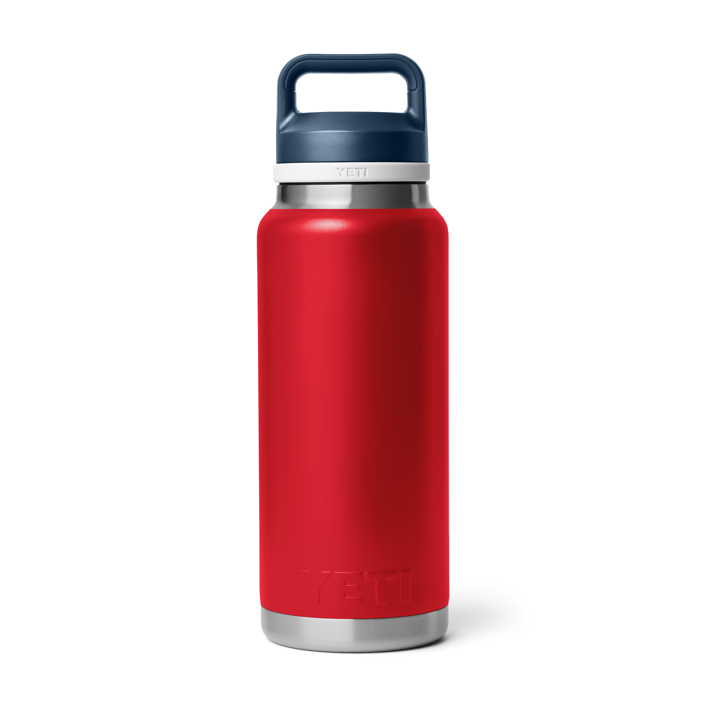 Yeti Rambler 36 oz Bottle w/Chug Cap Rescue Red White Navy