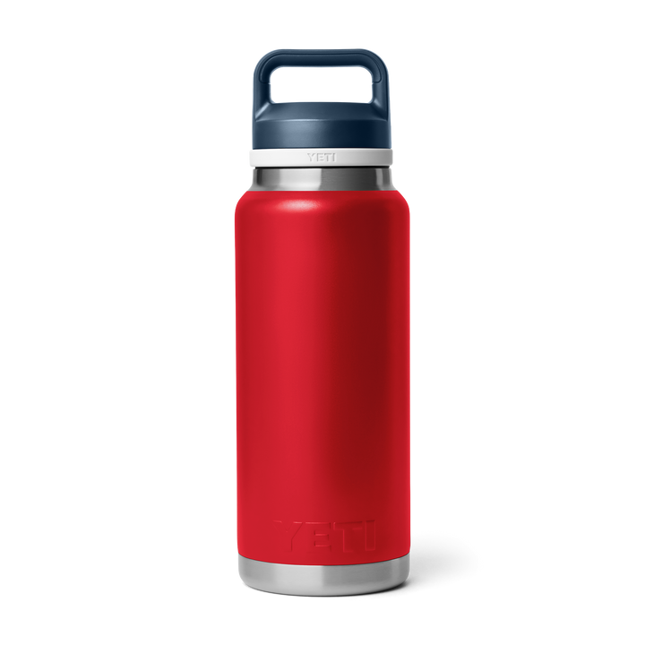 Yeti Rambler 36 oz Bottle w/Chug Cap Rescue Red White Navy