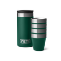 Yeti Shot Glasses & Case | Black Forest Green