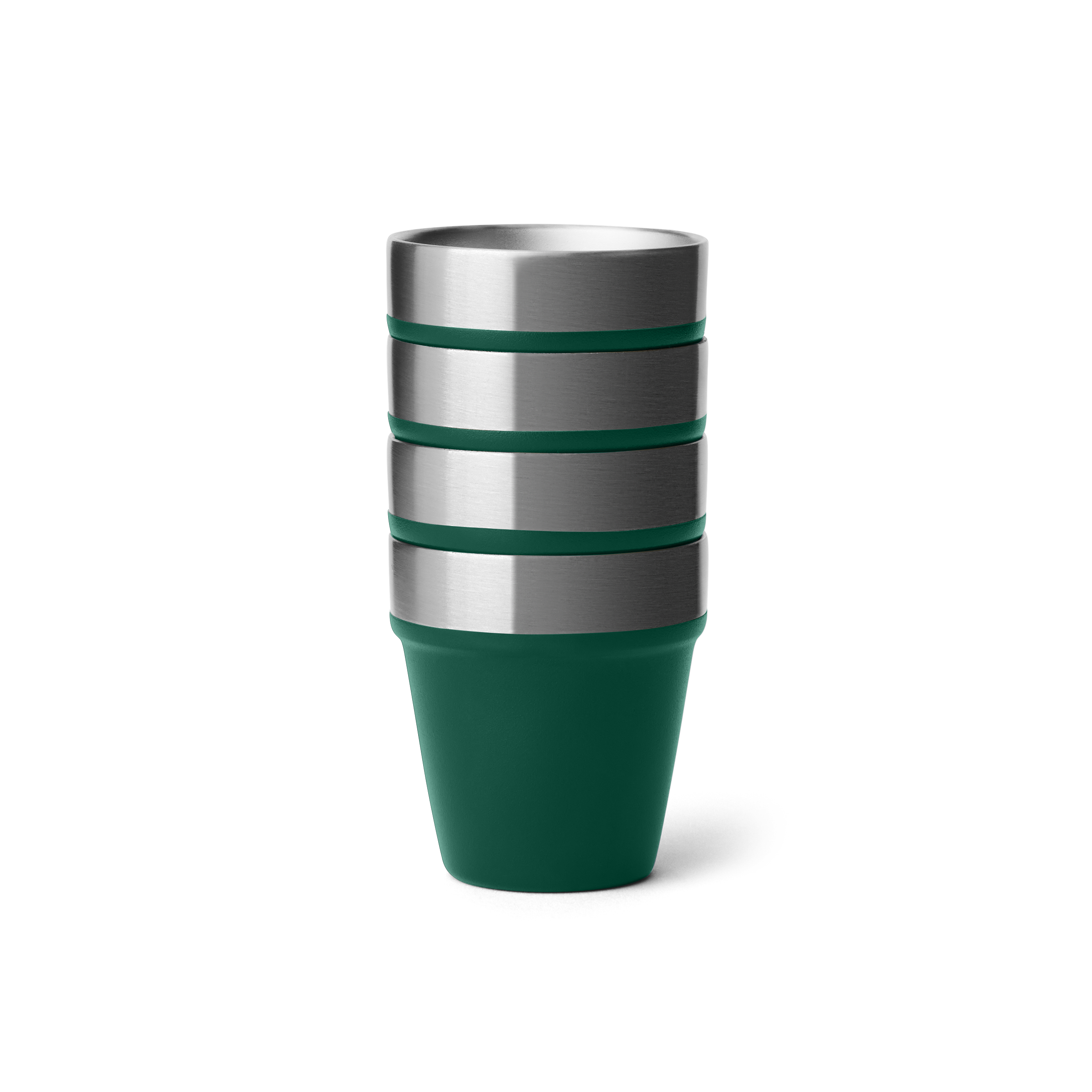 Yeti Shot Glasses & Case | Black Forest Green