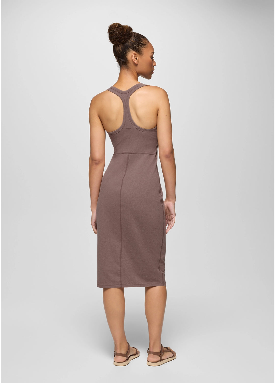 Prana Women's Heavana Racerback Midi Dress | Carob Heather