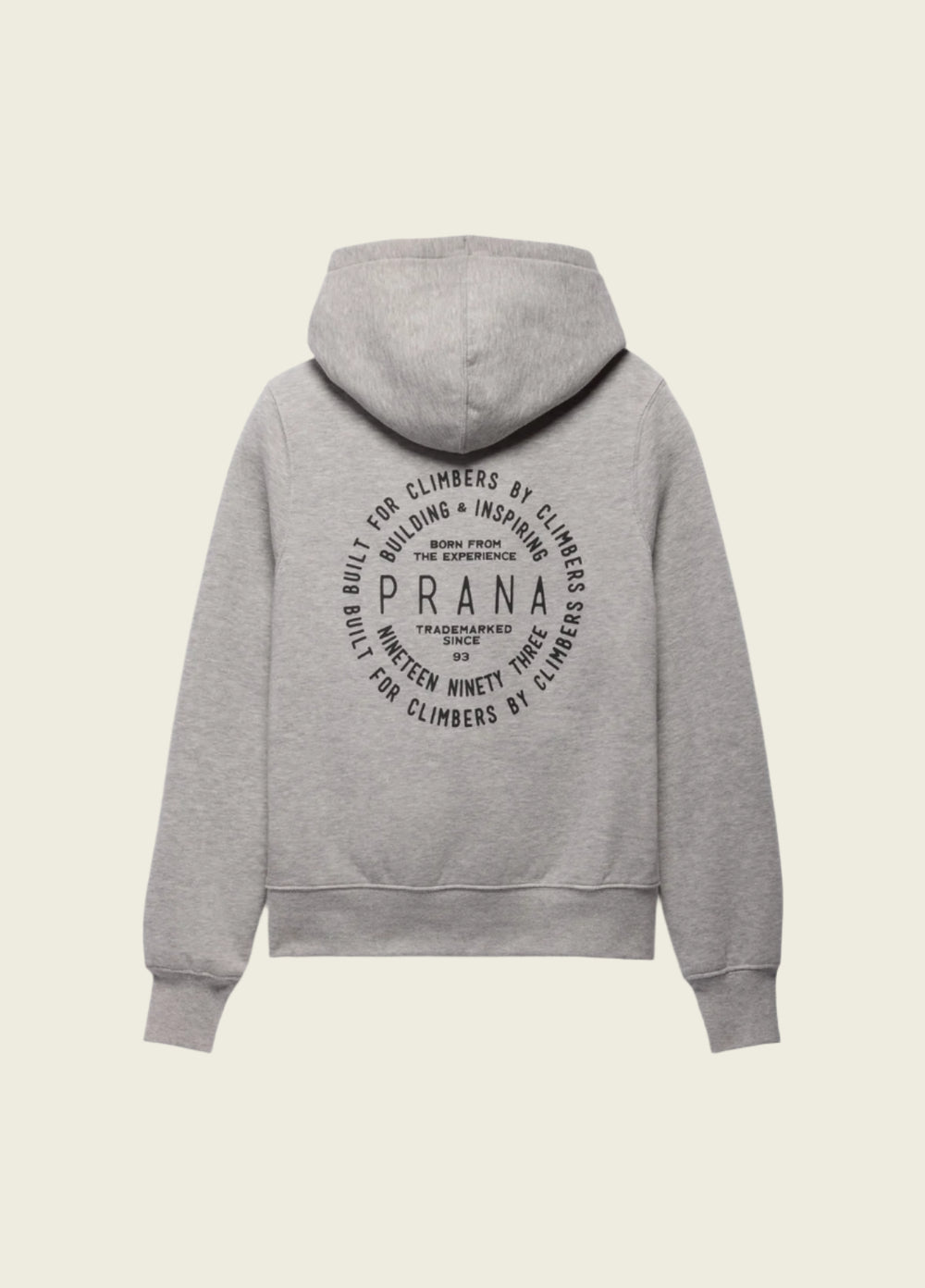 Prana Women's Everyday Graphic Hoodie | Heather Grey Simple Story