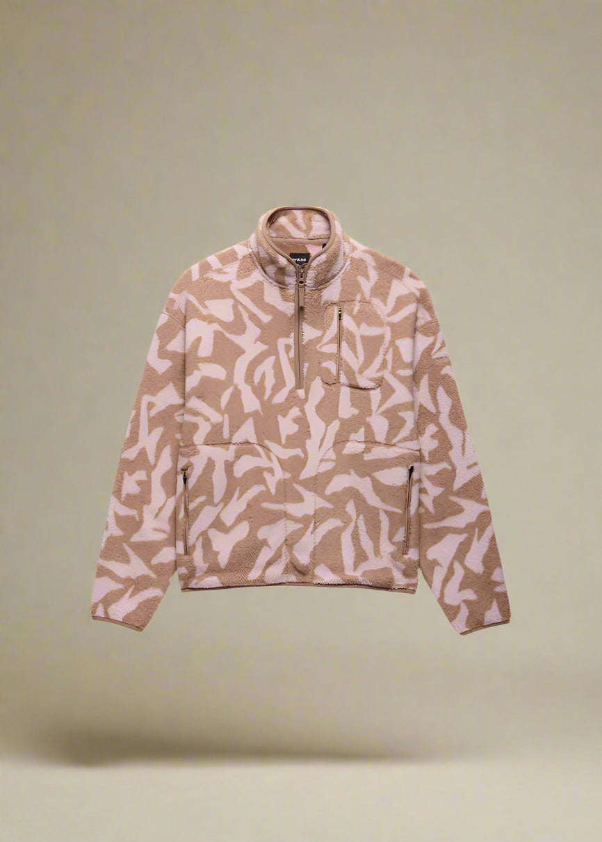 prAna Tuff Fluff Half Zip | Shroom Freestyle