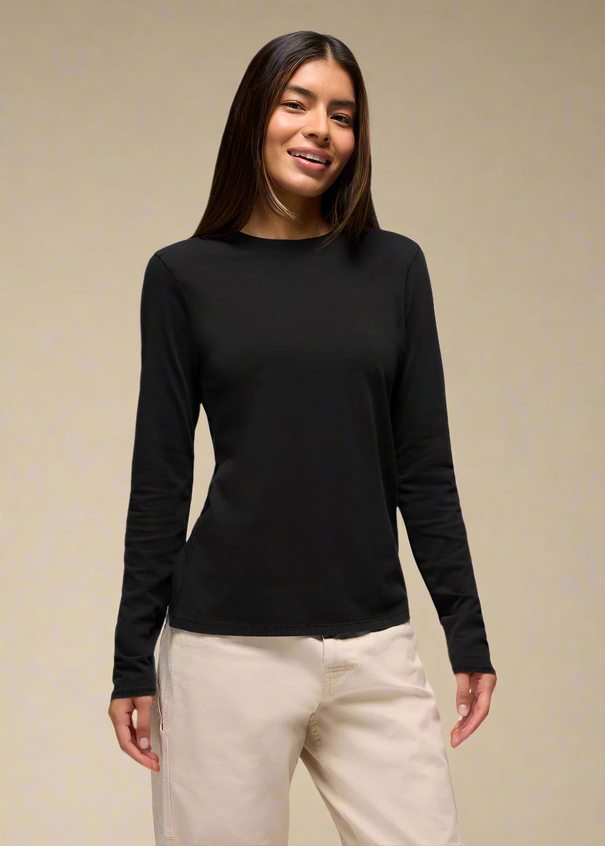 prAna Everyday Long Sleeve Tee | Black