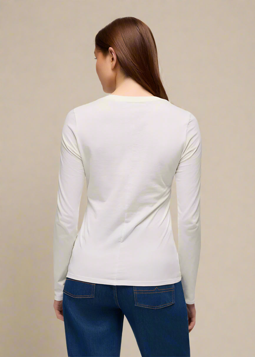 prAna Everyday Long Sleeve Tee | Soft White