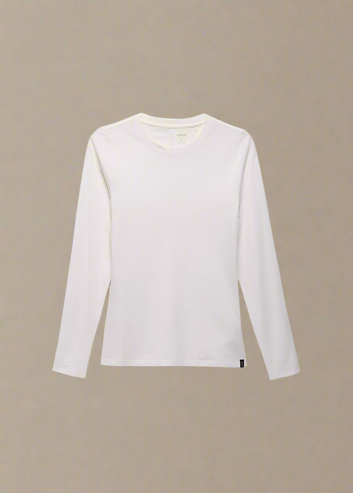 prAna Everyday Long Sleeve Tee | Soft White