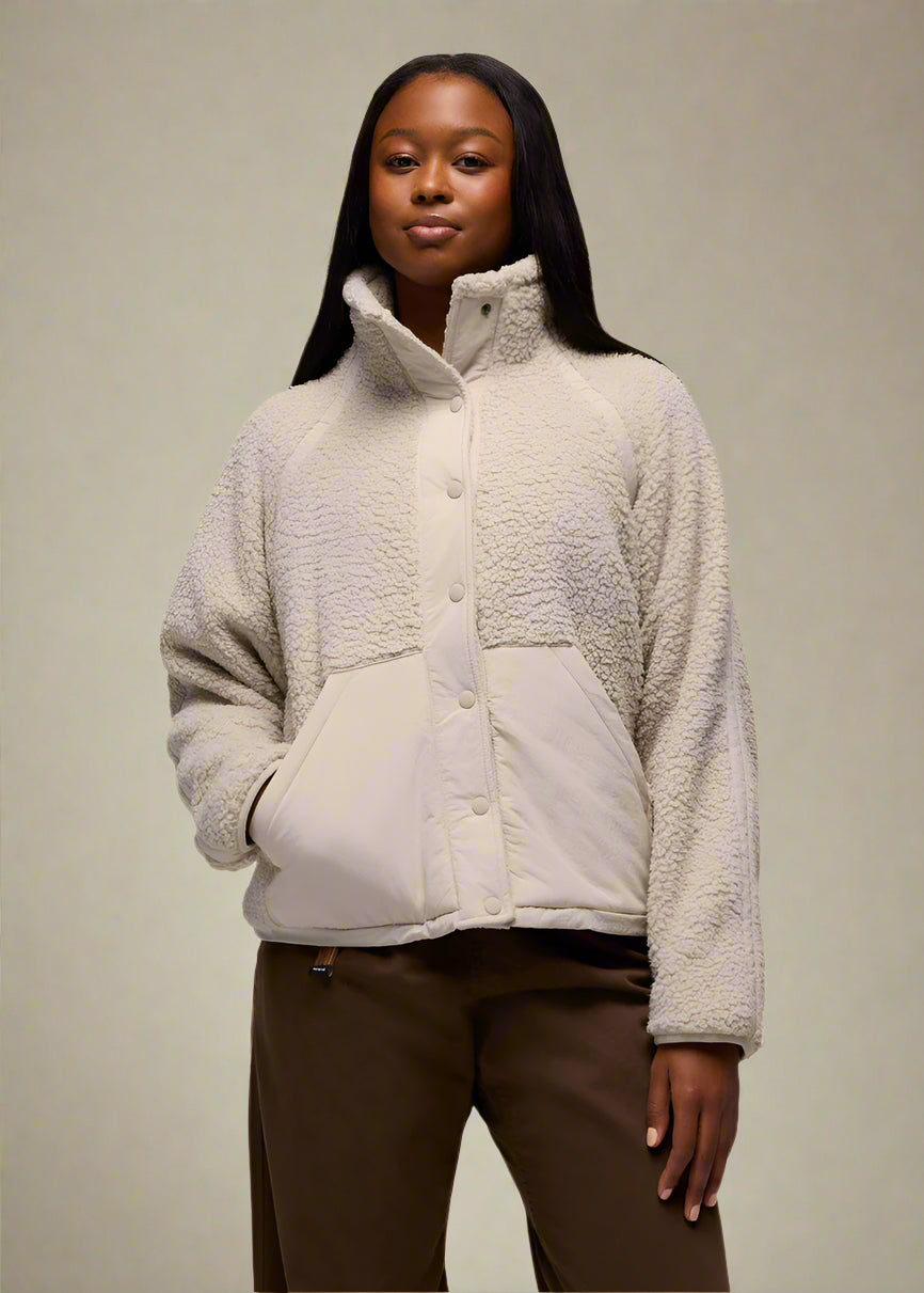 Encinitas Fleece Jacket | Almond