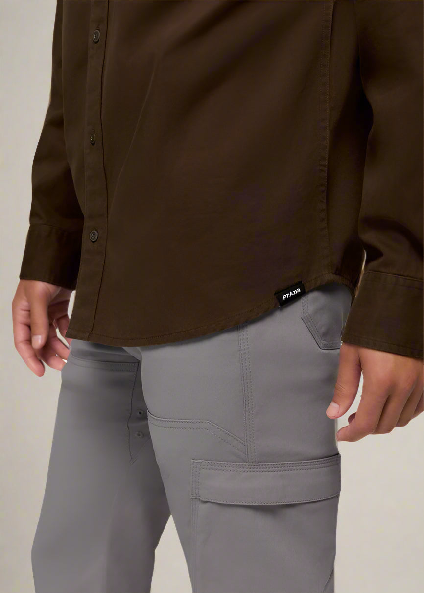 Arbored Long Sleeve Shirt | Dark Roast 