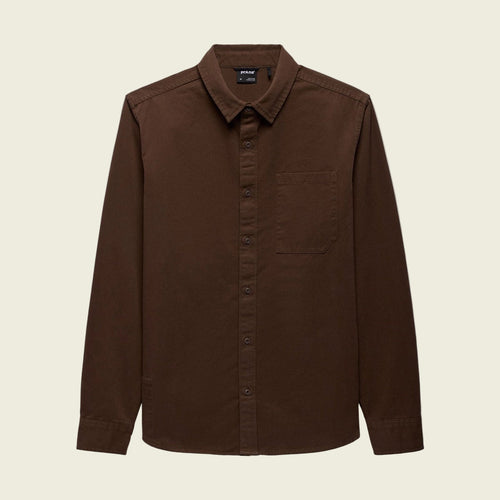 Brown shirt on a white background