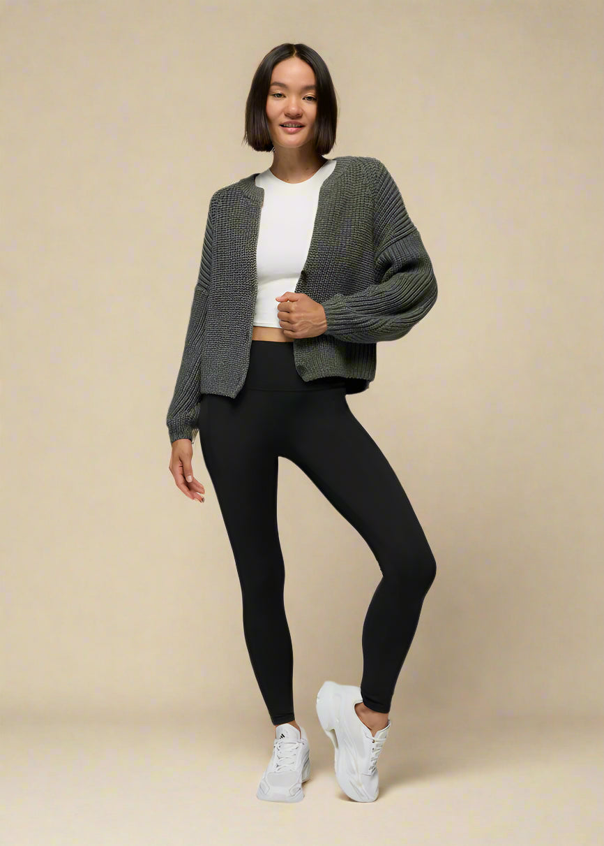 prAna Sunday River Short Cardigan | Thyme