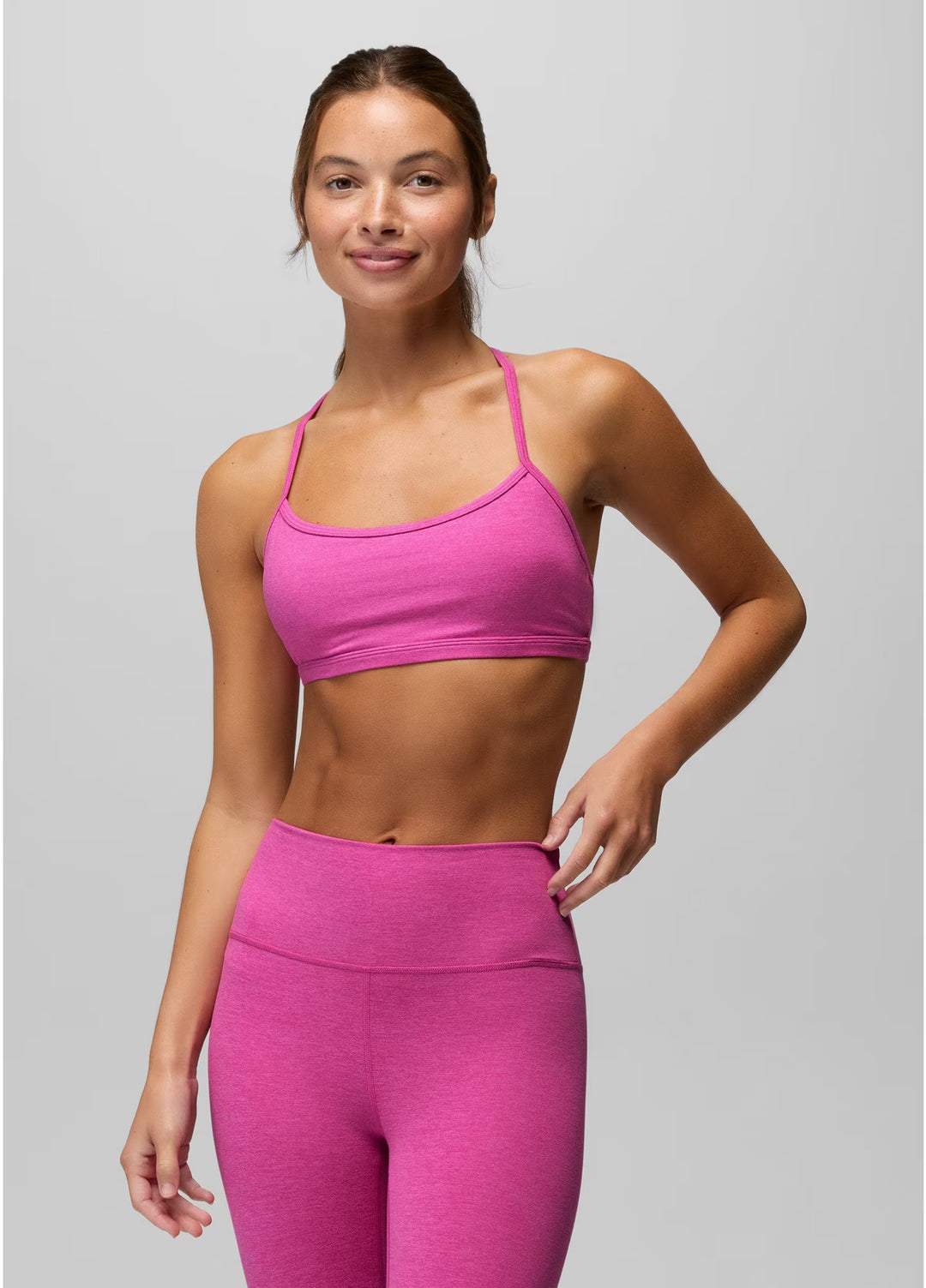 prAna Heavana Every Minute Bra | Berry Beam Heather