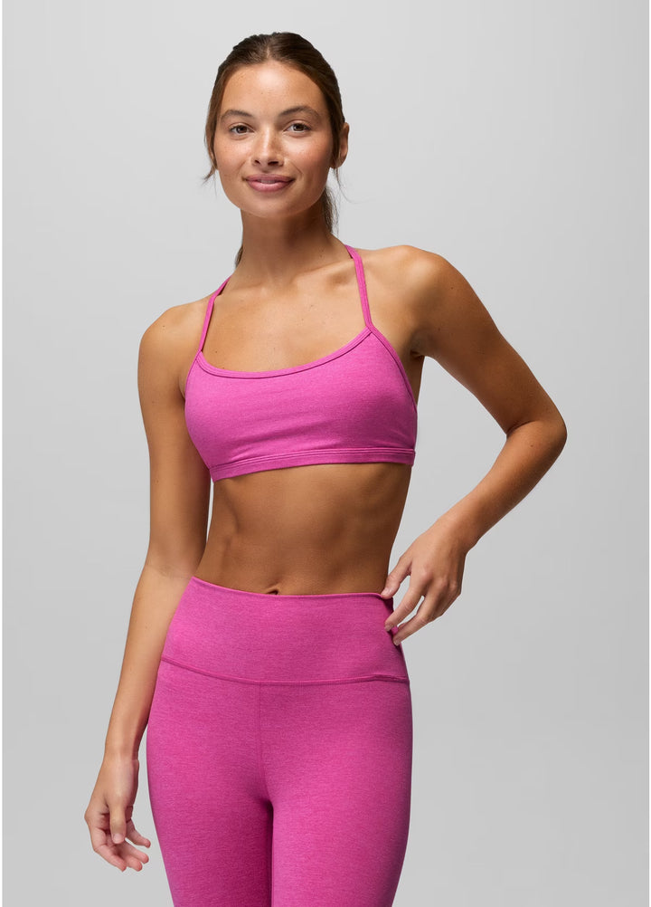 prAna Heavana Every Minute Bra | Berry Beam Heather