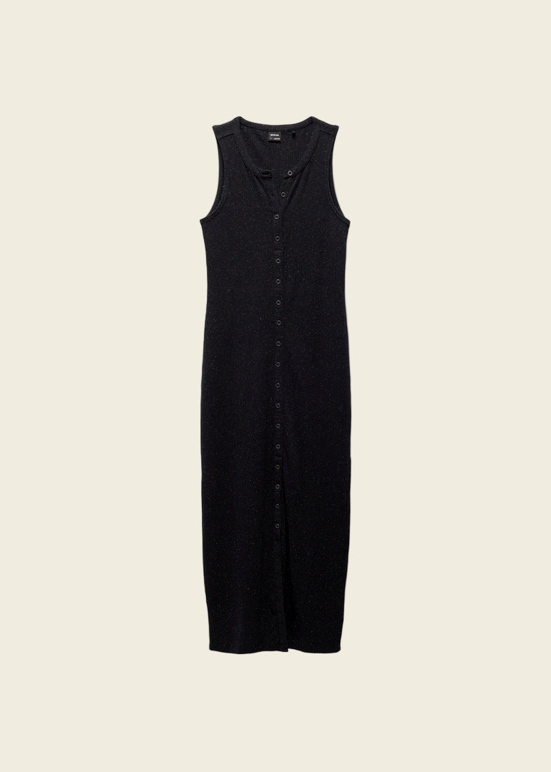 prAna Cambria Cove Maxi Dress | Black Heather