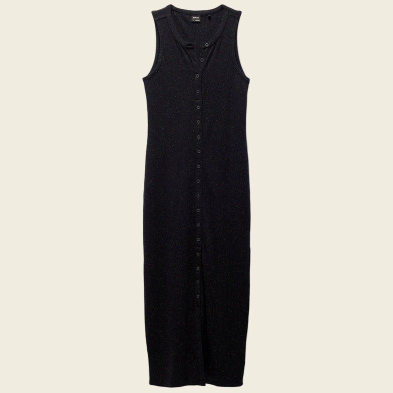 prAna Cambria Cove Maxi Dress | Black Heather